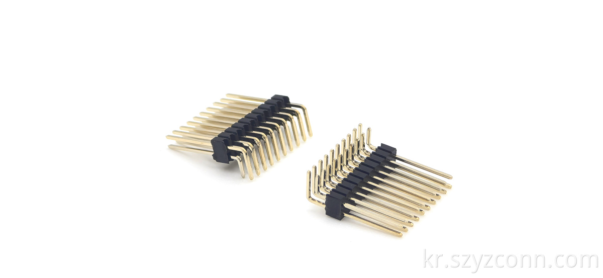 1.27mm pin header black